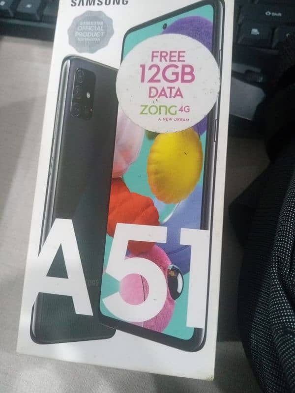 Samsung a51 6/128 pta official prove with box 5