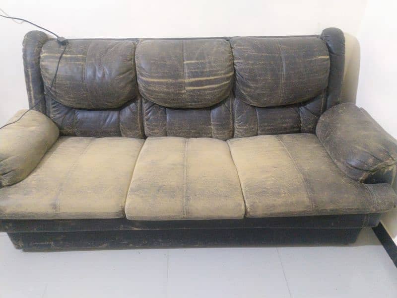 7-Seater Comfortable Fiber based relaxer Sofa set 2