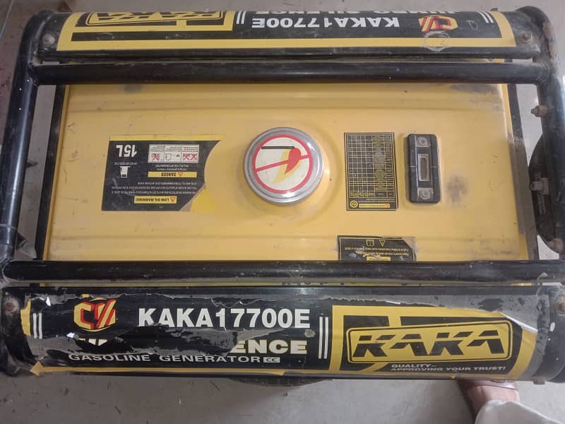 Used 3-4 months KAKA17700E Gas&Petrol Portable Generator 2