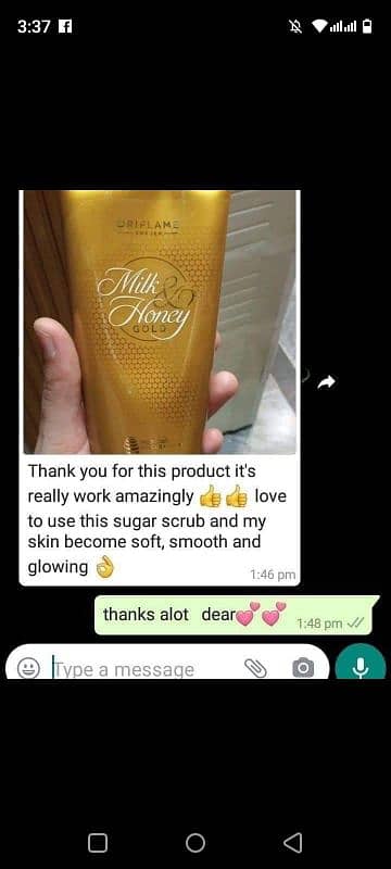 Milk and honey sugar scrub Delivery charge 300 4