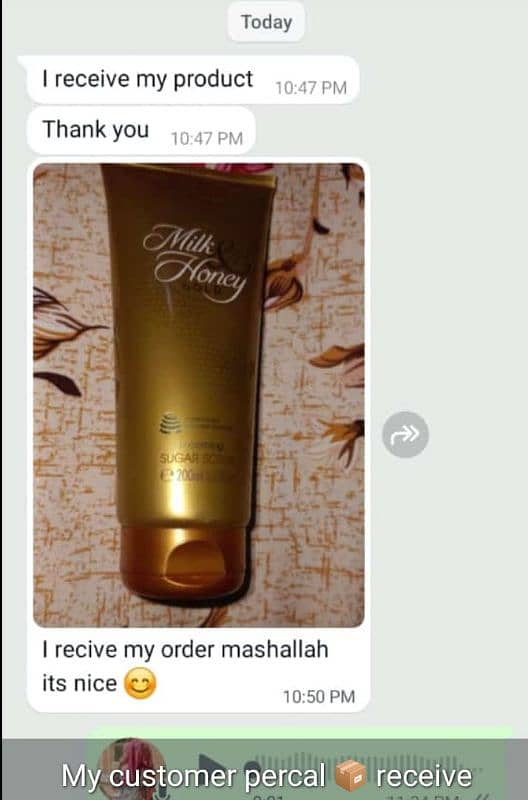 Milk and honey sugar scrub Delivery charge 300 13