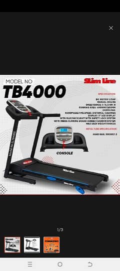 Brand New Slimline Treadmill TB4000 for Sale 10/10 Condition.