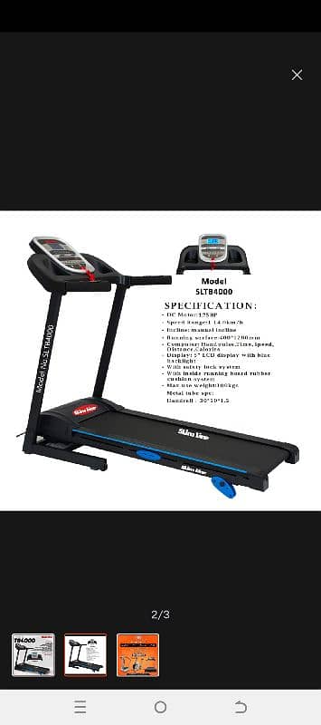 Brand New Slimline Treadmill TB4000 for Sale 10/10 Condition. 1