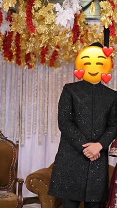 Black Sherwani