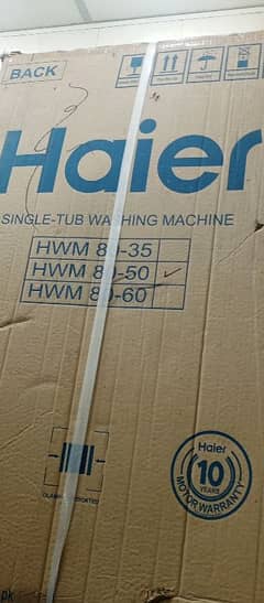 Haier New washing machine