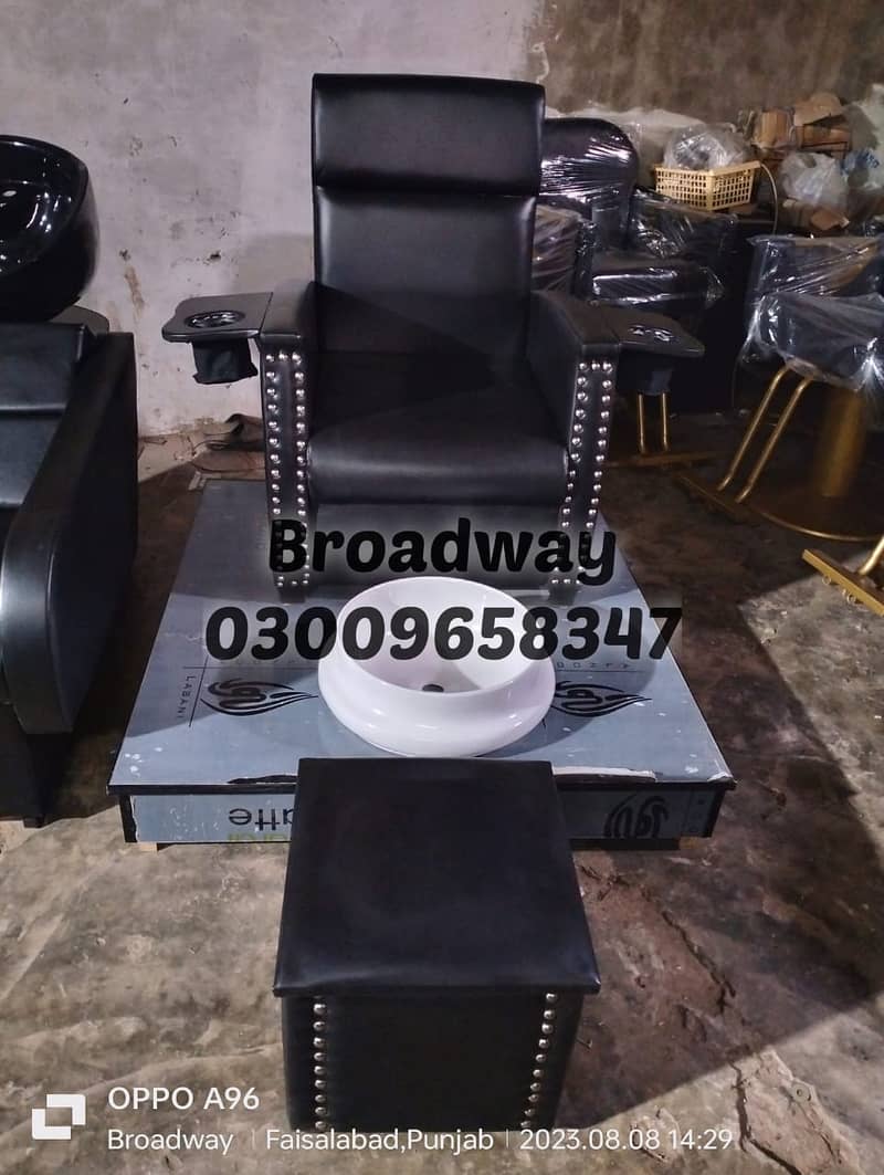 salon chair, saloon chair , parlour chair , hydraulic chair , trolley 11