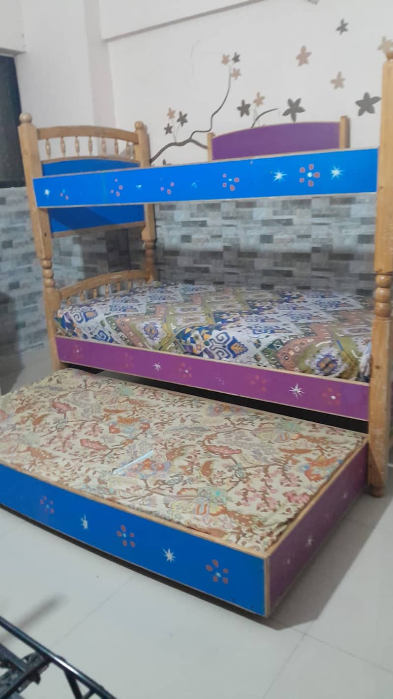 3 STEP BED with 1 SLIDING BED 6x3 1