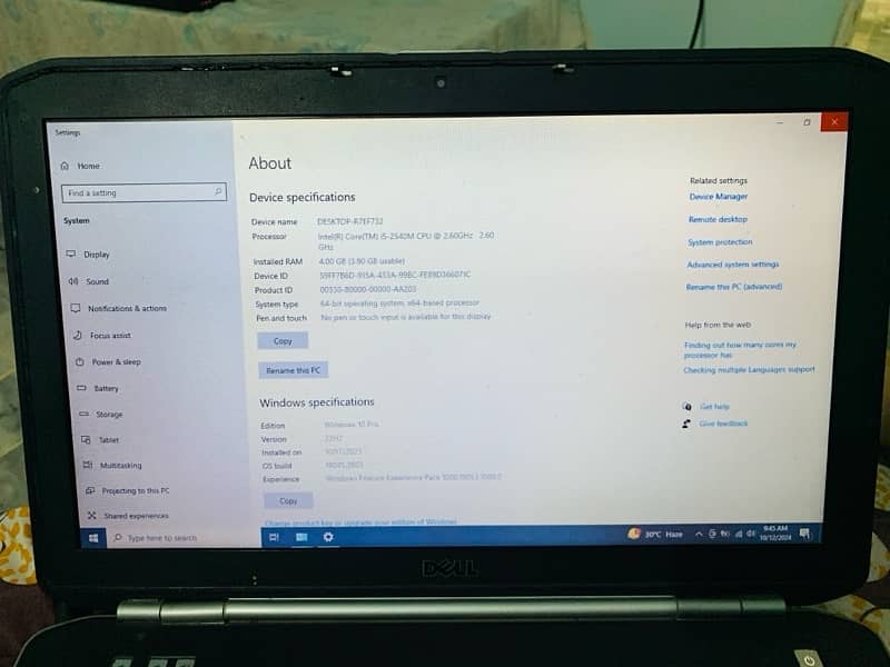 Dell Latitude core I5 2nd gen 3