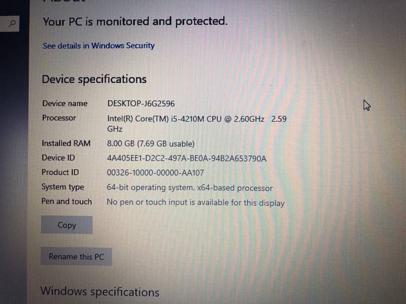 Lenovo T540p core I 5 4th gen 7