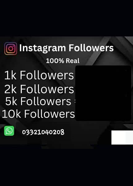 Instagram Followers Facebook Followers TikTok Followers O3321O4O2O8 3