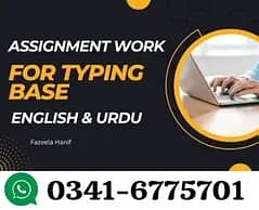 Assignment writing work Part Time/Full Time Daily payments 0