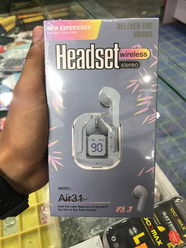 Headset Earphones Wireless 2