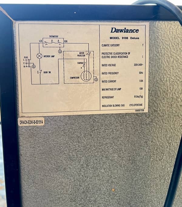 Dawlance Single Door Fridge 1