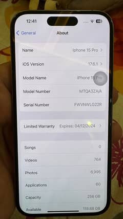 iPhone 15 Pro 256 NON PTA