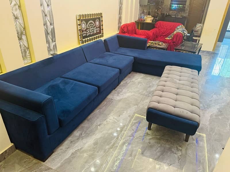 L shape sofa / Sofa set / Corner sofa / 7 seater sofa 10