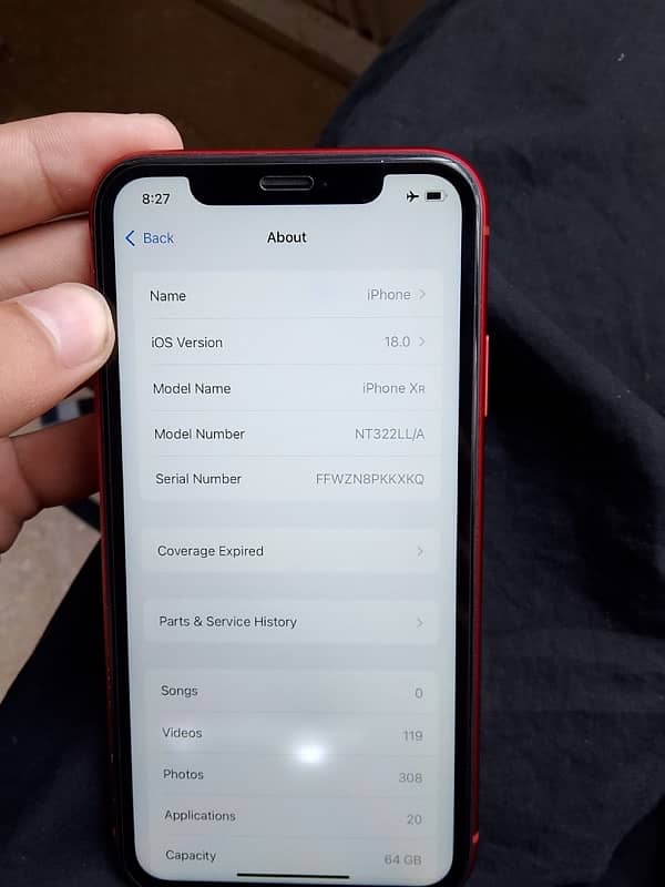 iPHone xR non pta jv 64 gb ik chota sa shaad ha baki all ok 1
