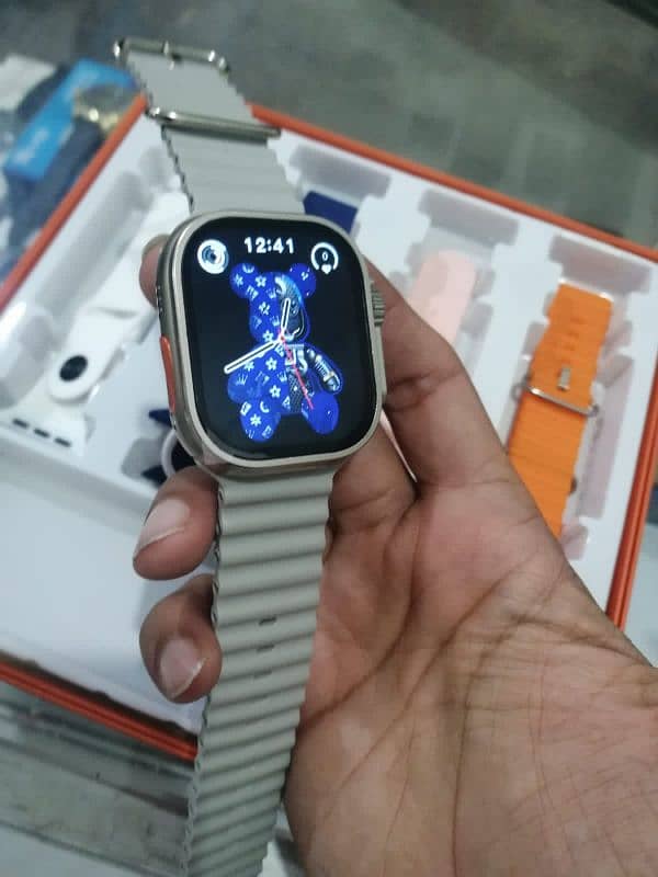 Smart Watch Ultra with 4 strap 5