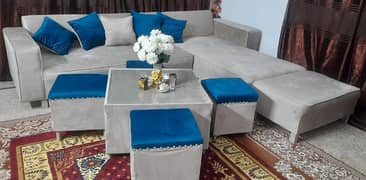 L shape Sofa 9 seater 0