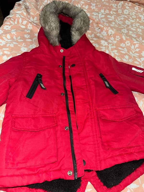 furr puffer jacket for 3 to 4 year 4