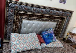 Slightly Used Bed Set with Cupboard, Dressing and Showcase