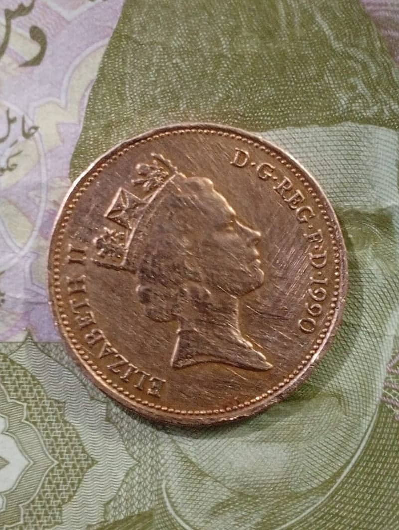 2 pence 1990 coin for sale 1