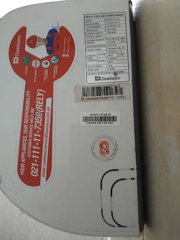 dawalance 1 ton non inverter 1 season used  energy saver 0