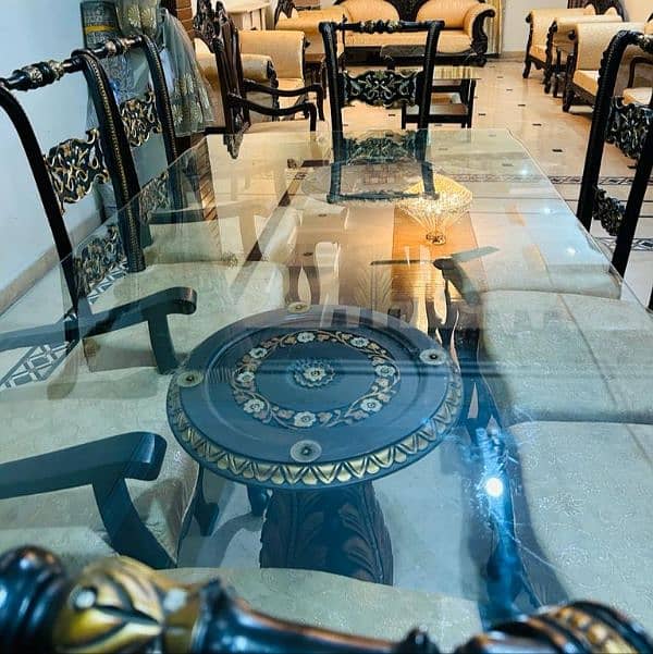 Wooden Chinauti Sheesham Dining table set 0