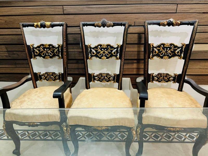 Wooden Chinauti Sheesham Dining table set 2