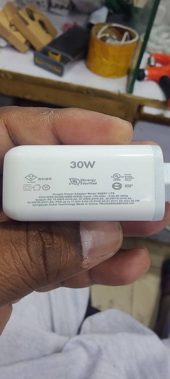 NEW Goo_gle 30W USB-C Charger Original Pixel 6 7 8 Pro Fast Power Adap 0