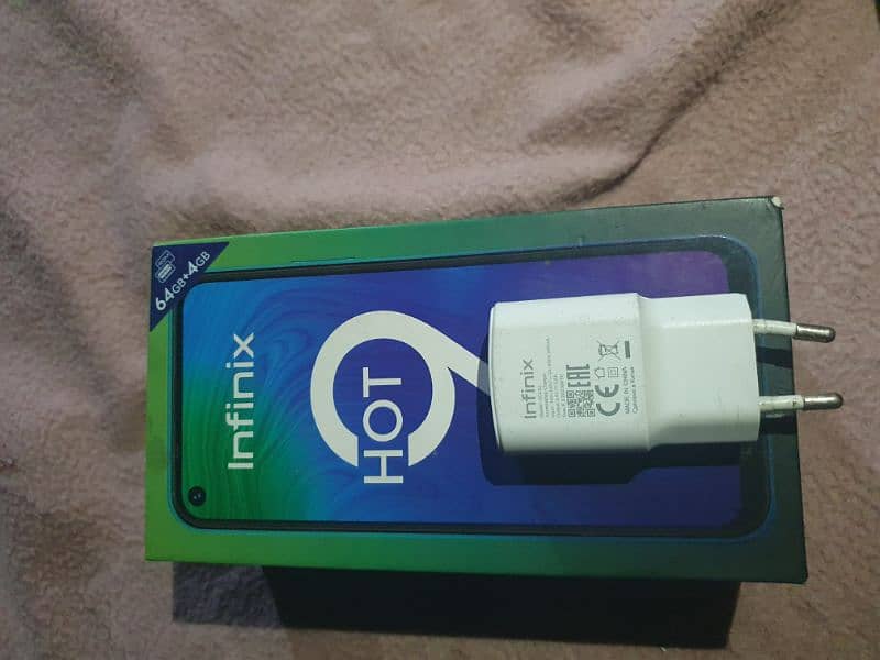 infinix hot 9 4/64gb box charger available ha no any single fault 1