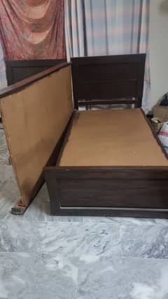 2 single Bed sheesham Wood