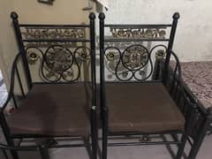 Sofa 7 seater set iron and 1 table