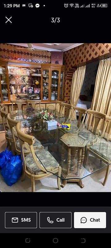 10 seater sheesham wood dinning 0