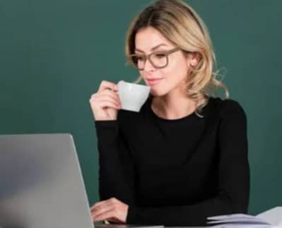 Female English tutor