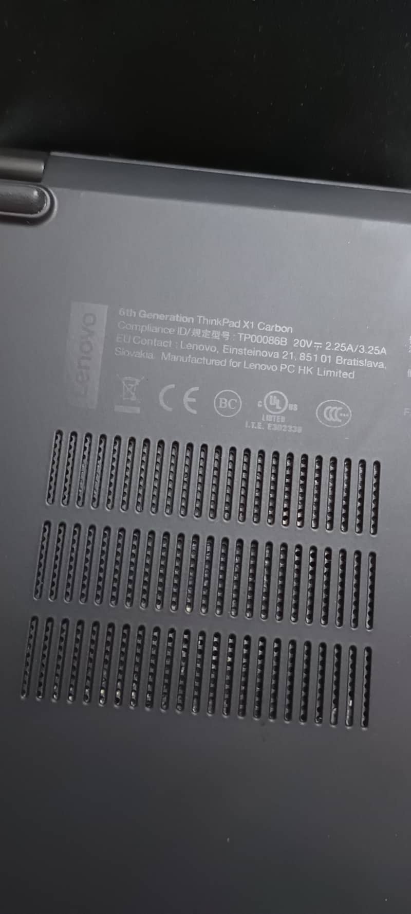 X1 Carbon  I7 8th Gen -Laptop (ThinkPad) Touch Screen 5