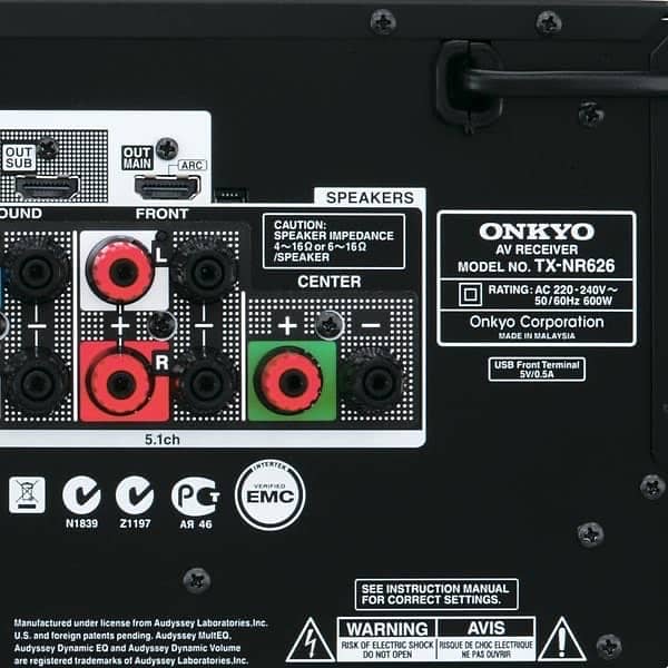 onkyo tx-nr626 Bluetooth Wi-Fi 7.2channel amplifier 2