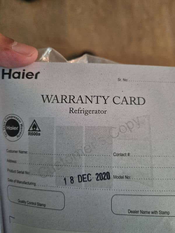 Haier large Refrigeraror Home used No fault no repair 1