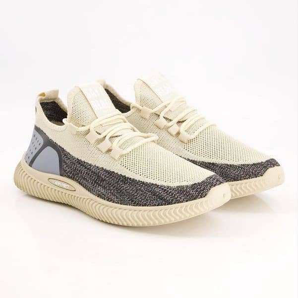 Men's Sneakers Cream Colour 1