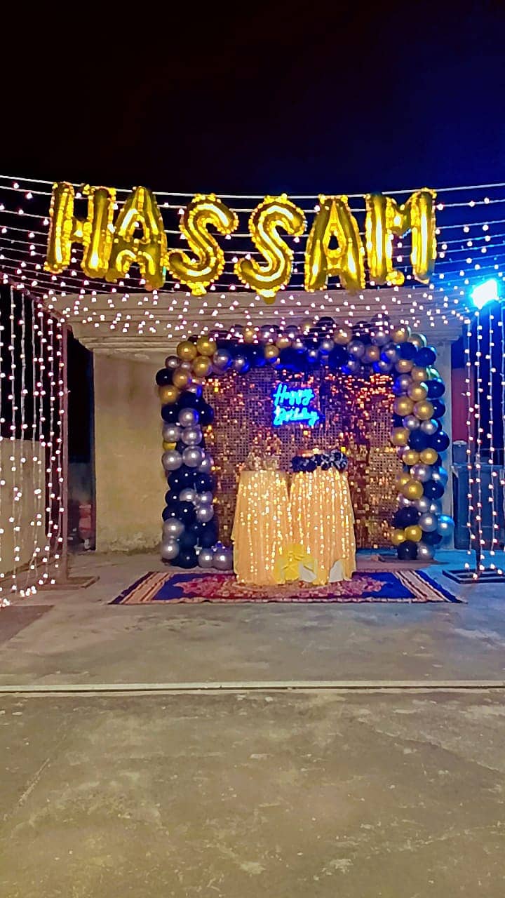 Light Decor/Masehri Decor Available/Birthday party office decoration 15