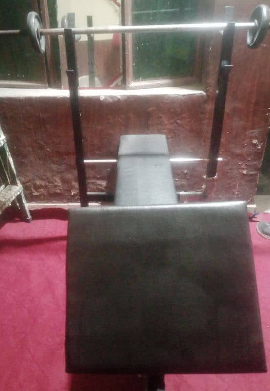 bench press 4 in 1 rod rod plates crossover set for sale 2