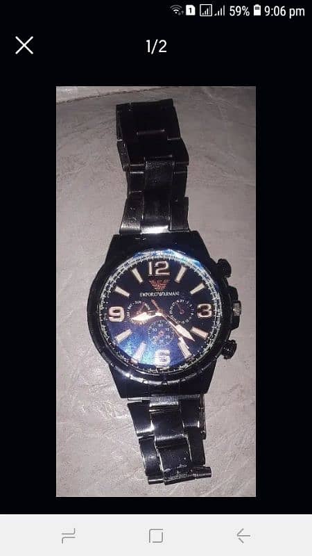 Black colour watch 1