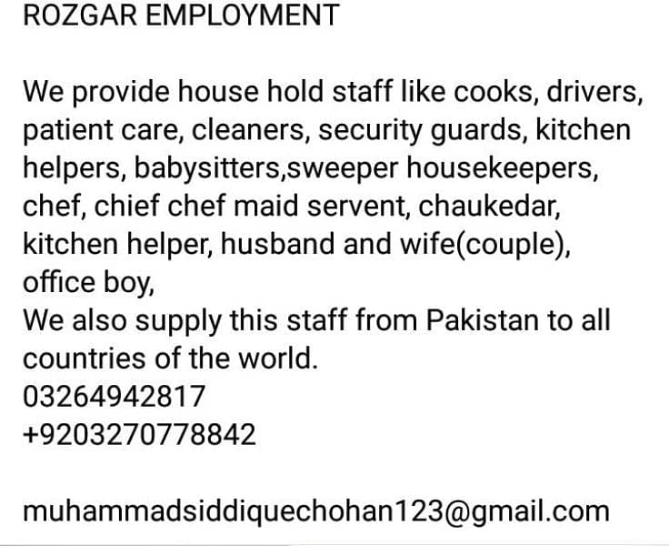 chohan employment 1