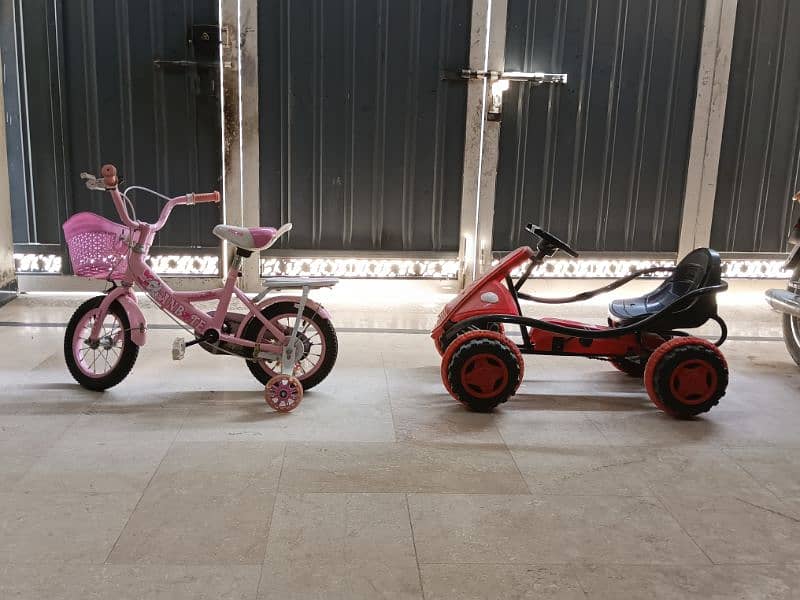 baby bicycle and paddle car 4