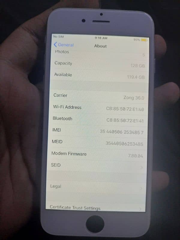 iPhone 6 128 gb  pta officially approved 1