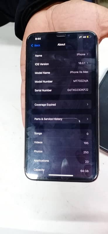 i phone xs max dual sim pta approved all okay just face id on active 4