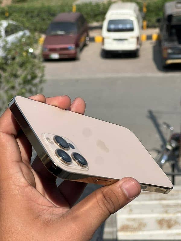 Iphone 12 pro max 128gb water pack golden colour 1