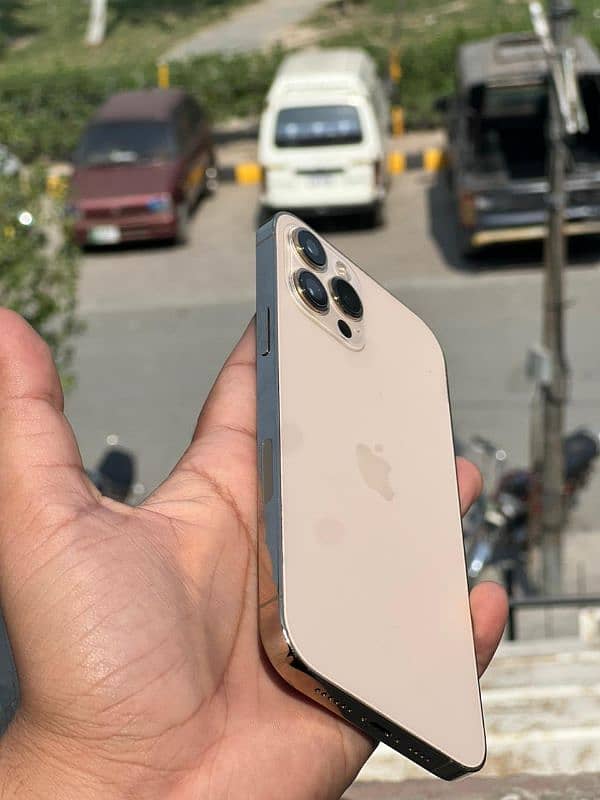 Iphone 12 pro max 128gb water pack golden colour 2