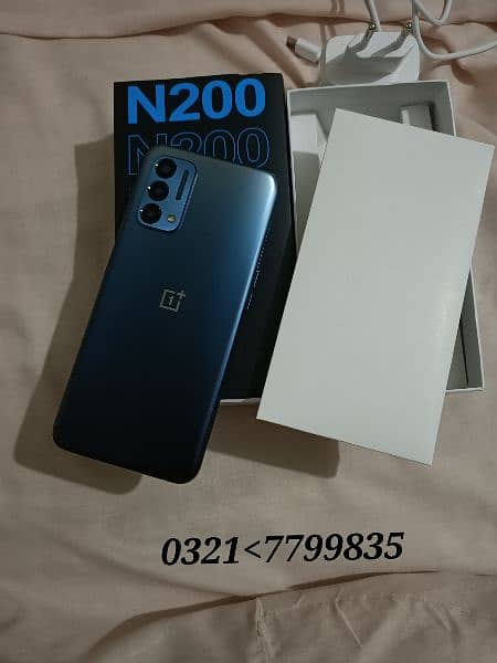 One Plus N200 5G 64Gb+4Gb+1Gb" PTA Approved~ Box and Charger Dono ha 0