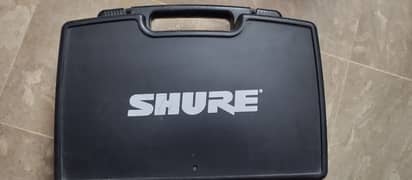 shure mic with amplifier