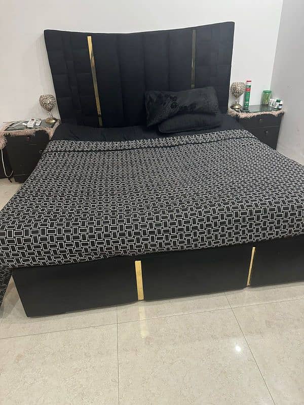 king size bed with spring mattress 2